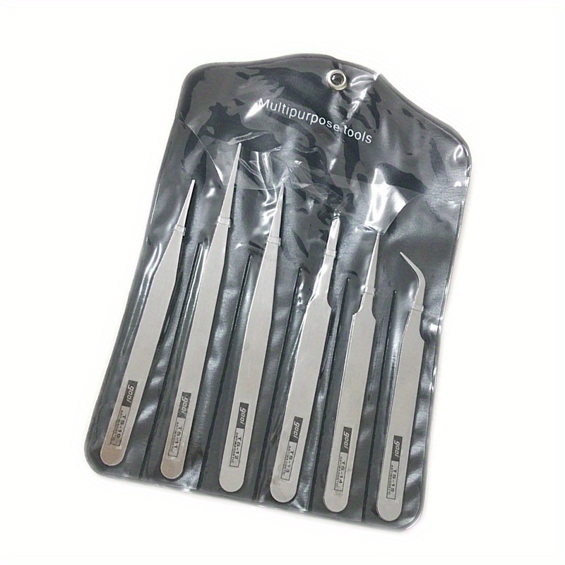 Succulent Set - 6 ピースステンレス鋼ピンセット Ts-15 多肉植物 DIY 肘ピンセット