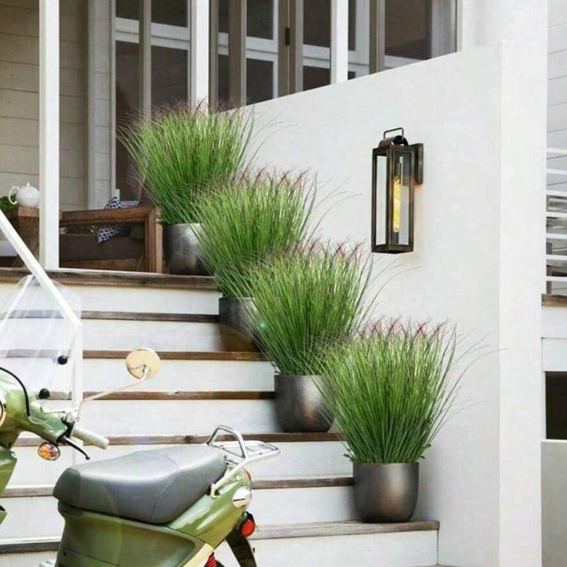 12 個人工タマネギ草偽緑 DIY 結婚式会場家の装飾鉢植え - Snake Plant のレビューと価格