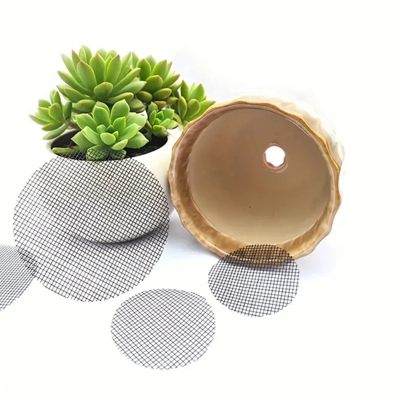 ポット穴メッシュパッドマットグリッドラウンド排水穴スクリーン - Repotting Mat のレビューと価格