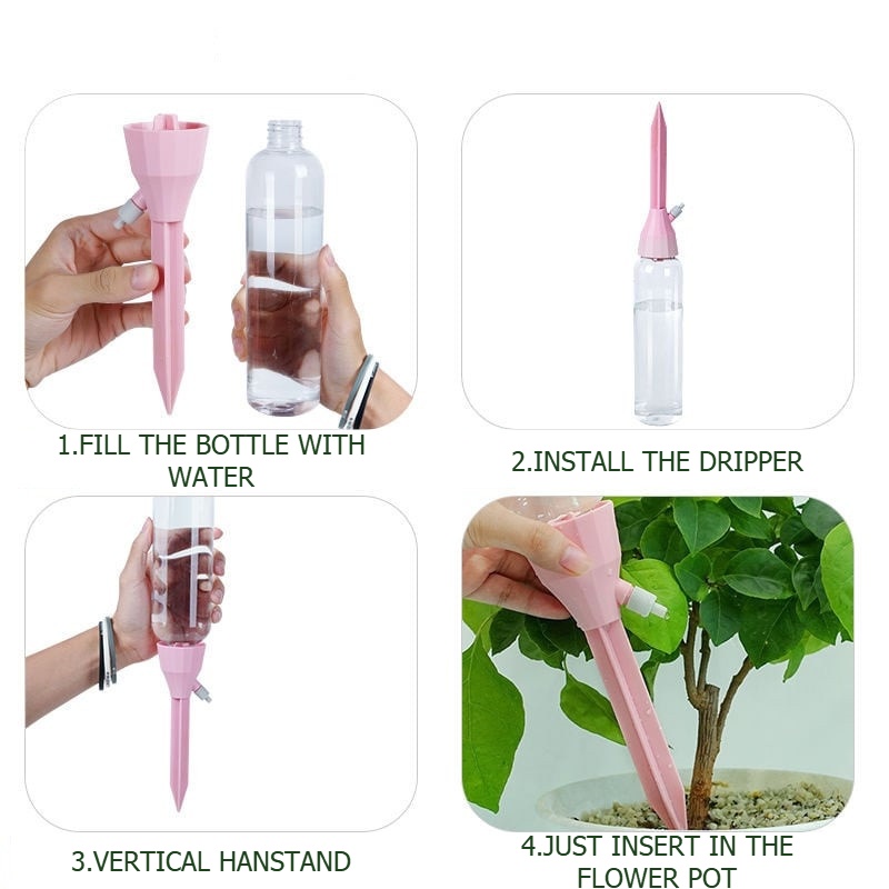 自動点滴灌漑システム 調整可能な水滴器 自動給水 観葉植物  - Pothos のレビューと価格