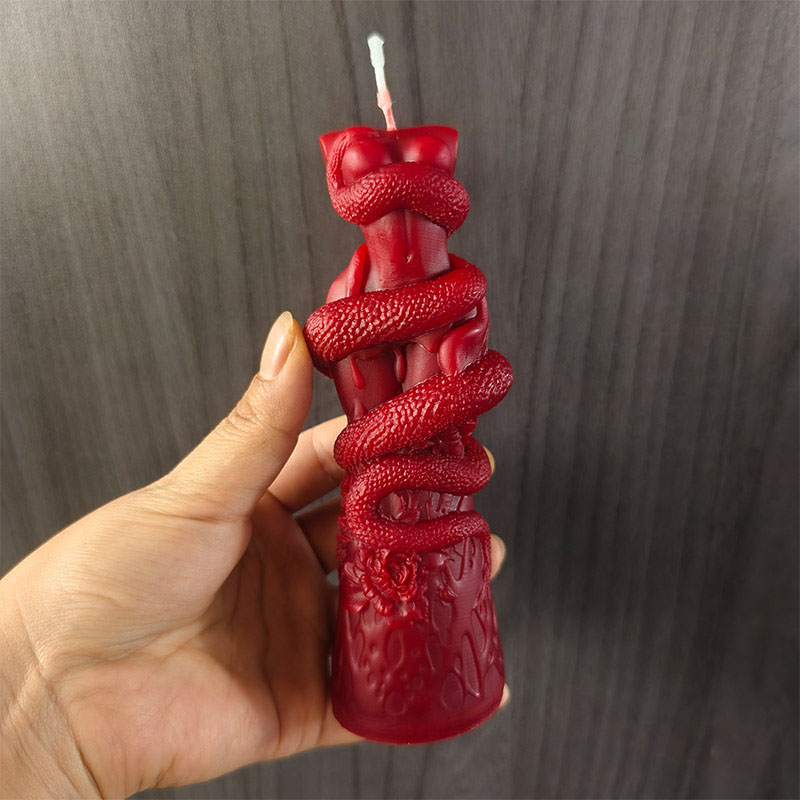 DIY女性ボディスネークシリコンキャンドルモールド、邪悪な蛇 - Snake Plant のレビューと価格