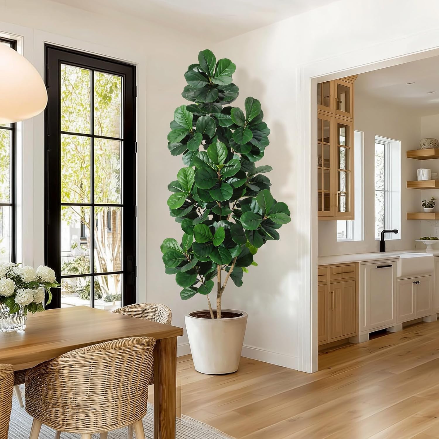4FT/5FT/6FT/7FT フィドルリーフイチジクの木  - Fiddle Leaf Fig のレビューと価格