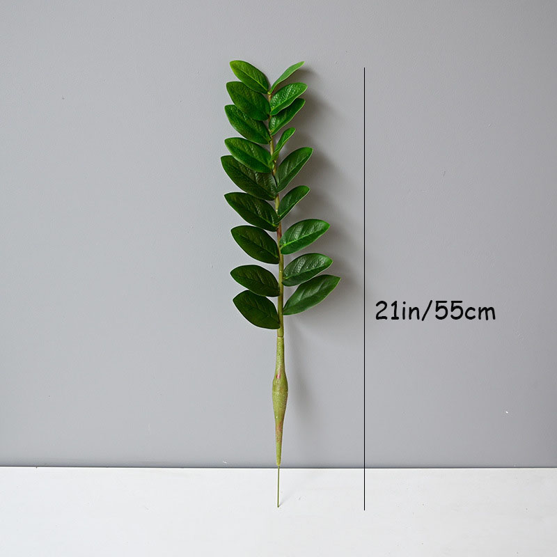 25インチ熱帯大人工植物分岐プラスチック偽の葉緑の葉家の庭の - Fiddle Leaf Fig のレビューと価格