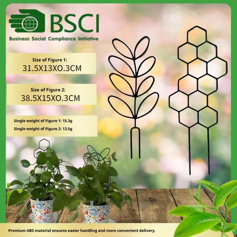 1PC ハニカムデザイン植物トレリス、鉢植えのつるや花用の防 - Pothos のレビューと価格